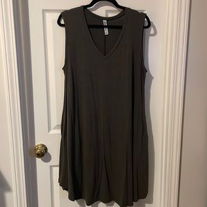 Heather gray dress